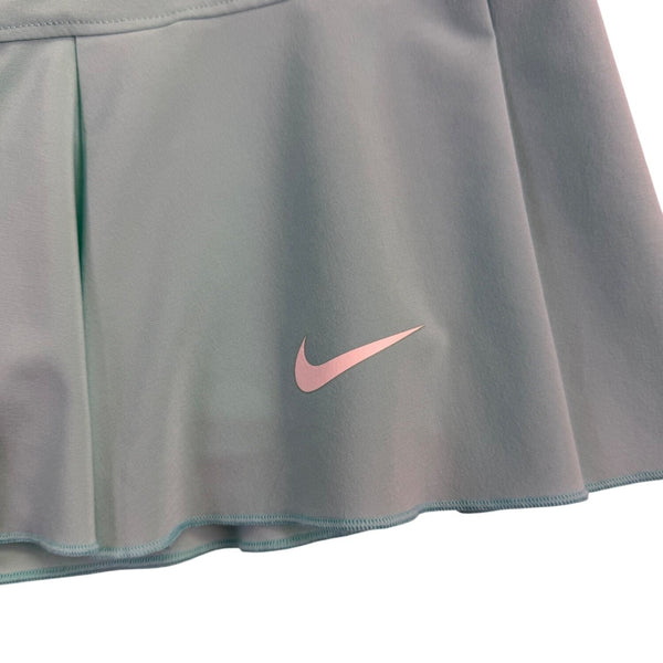 Nike Womens Teal Dri-Fit Skort Pleated Athletic Tennis Sz Large