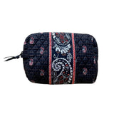 Vera Bradley Women’s Brown Quilted Paisley Fabric Carry-On Travel Duffel Bag