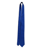 Calvin Klein Mens Blue Silk Tie Geometric Pattern Business Formal Accessory