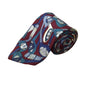 St. Andrews Golf Collection Mens Burgundy All Silk Golf Themed Neck Tie