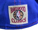 New Era Mens Blue Multi-Color 59Fifty Hardwood Classics Basketball Cap 7 1/8 Fit