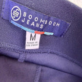 Boom Boom Womens Navy Wide Leg Sailor Button Pants Size M