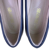 Dream Pairs Women’s Navy Faux Leather Low Heel Slip-On Pumps Size 7 - New