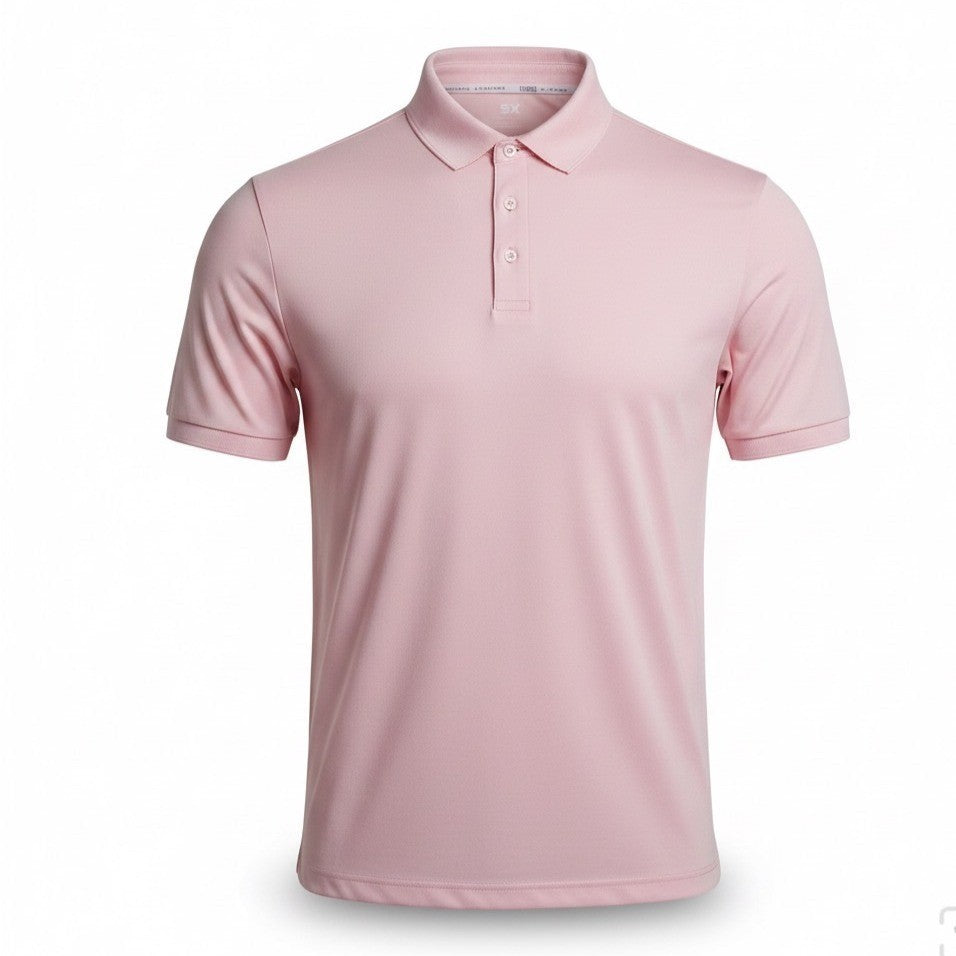 MSX By Michael Strahan Mens Pink Performance Polo Shirt Size XL