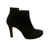 Paul Green Women’s Black Suede High Heel Ankle Boots Size 4.5