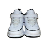 Air Jordan Kids White & Black Adhesive Strap Closure Athletic Sneakers Size 7C