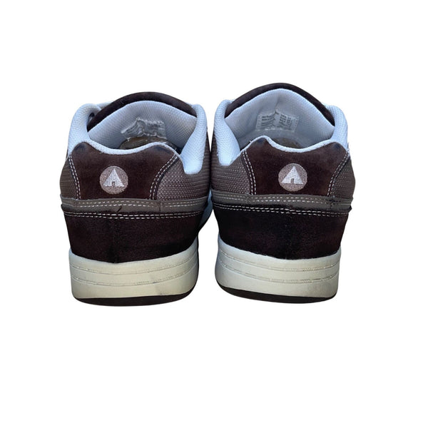Airwalk Men’s Brown Suede & Gray Mesh Casual Skate Sneakers Size 11W