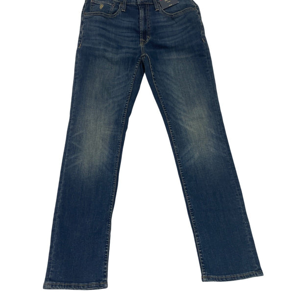U.S. Polo Assn. Mens Straight Fit Washed Denim Jeans Sz W29/L30 - New