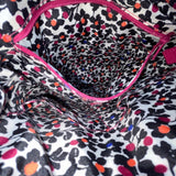 Vera Bradley Women’s Pink Quilted Zipper Closure Iconic Hipster Crossbody Bag