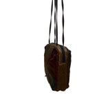 Sharif Women’s Brown Multicolor Leather Patchwork Tassel Accent Shoulder Bag