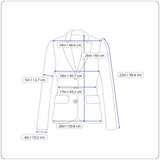 Giorgio Womens Textured Blazer Jacket Size 48 Blue Made In Italy