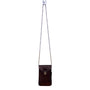 Epona Women’s Bronze Metallic Snakeskin Clasp Closure Chain Strap Crossbody Bag