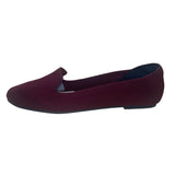 Veittes Women’s Burgundy Woven Slip-On Casual Ballet Flats Size 11W