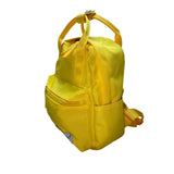 HotStyle Yellow Nylon Adjustable Straps Front Zipper Pocket Mini Backpack