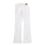 American Eagle Womens White Kick Boot Jeans Short Stretch Fit Size 2
