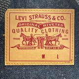 Levis Women’s Blue Denim With Suzan Briganti Inner Print Lining Backpack Sz M