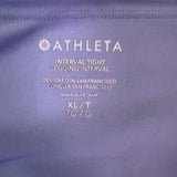 Athleta Womens Blue  High-Rise Workout Leggings Sz XL