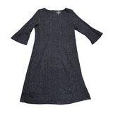 Dennis by Dennis Blanco  Women Black Lace Bell-Sleeve A-Line Dress Size 16