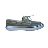 Sperry Men’s Light Olive Canvas Lace-Up Bahama II Boat Shoes Size 11M