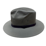 Hats In The Belfry Beige Wide Brim Fedora Western Hat With Black Band Size Large