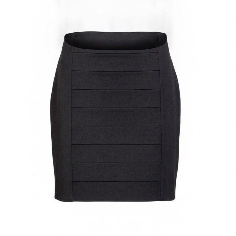 White House Black Market Womens Black Bandage Pencil Skirt Size 4