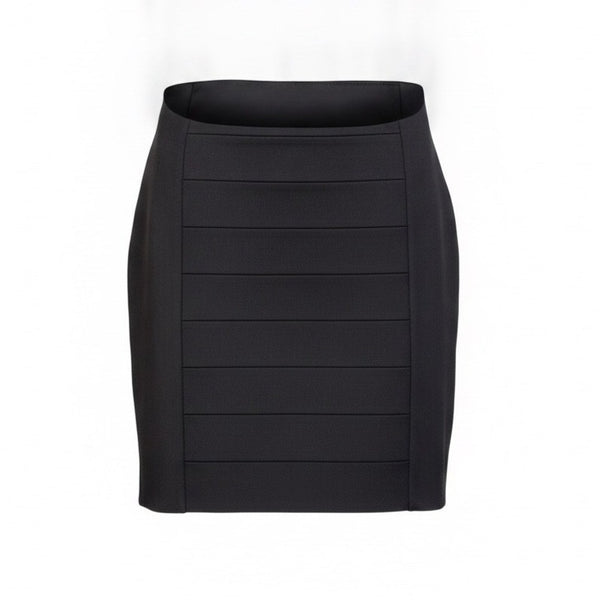 White House Black Market Womens Black Bandage Pencil Skirt Size 4