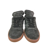 Bally Men’s Green Suede Rubber Sole Lace-Up Parrel Sneakers US Size 12D