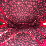 Vera Bradley Women’s Red Cotton Quilted Paisley Print Adjustable Straps Backpack