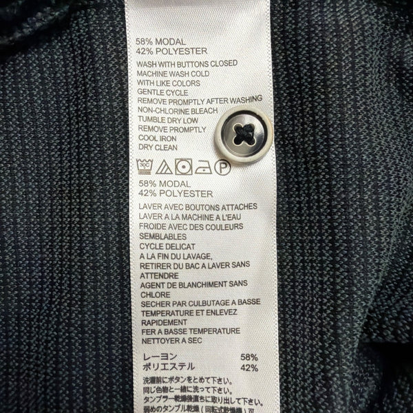 Tommy Bahama Mens Gray Modal Polo Shirt Textured Patterned Design Size XXL