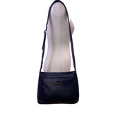 Women’s Navy Blue Faux Leather With Adjustable Strap & Rear Pocket Crossbody Bag