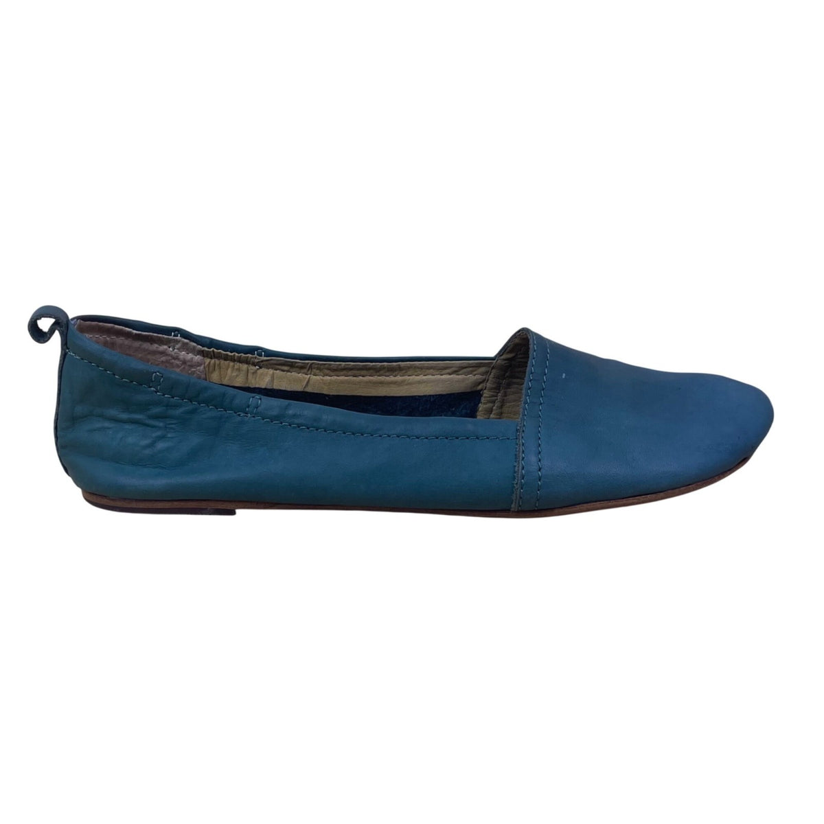 Latigo Women’s Hunter Green Leather Slip-On Bettie Ballet Flats Shoes Size 8M