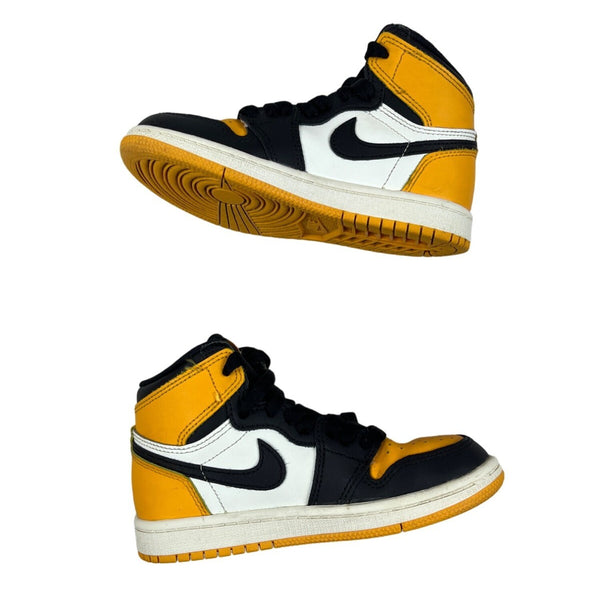 Nike Boys Air Jordan Yellow High Top Sneakers  Sz 12C