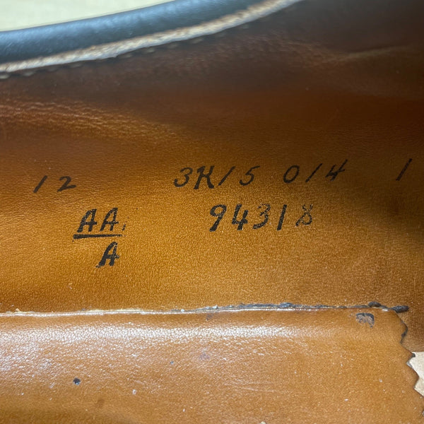 Alden Men’s Brown Genuine Leather Goodyear Welted Sole Lace Up Oxfords Size 12