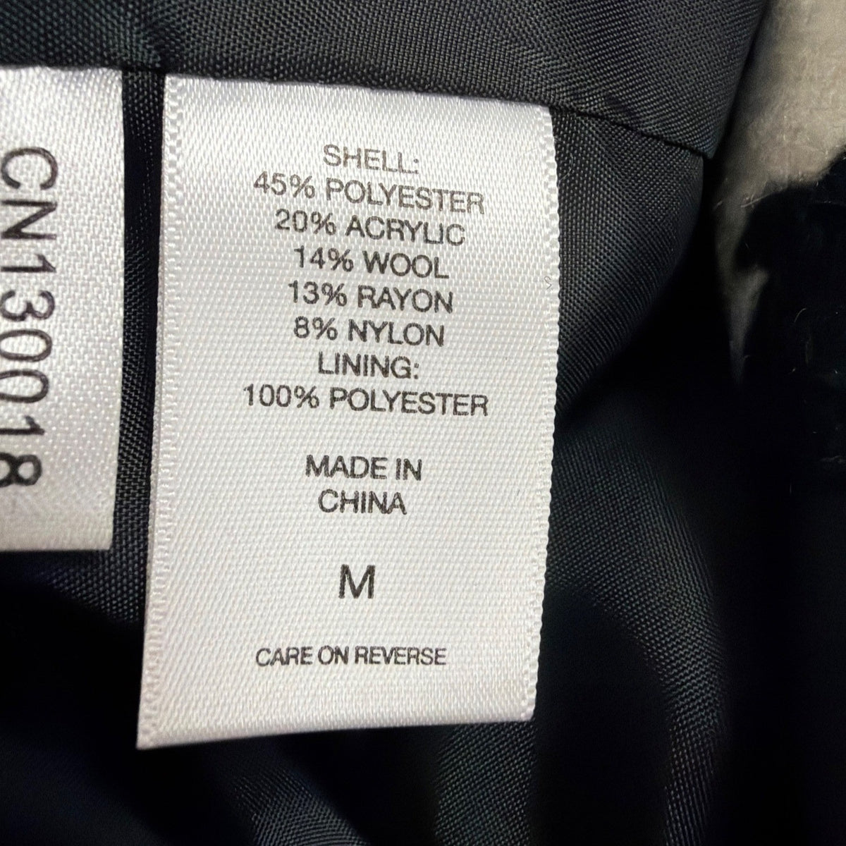 New York & Company Womens Black & White Houndstooth Belted Cape Jacket M