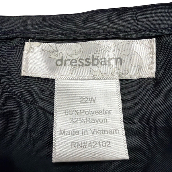 Dressbarn Womens Gray Tweed Mini Skirt With Fringe Hem & Buckle Detail Size 22W