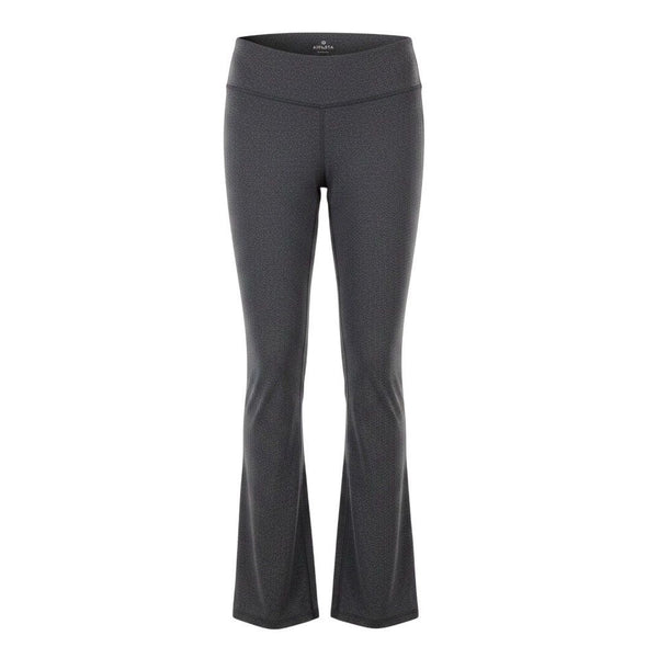 Athleta Womens Gray Nylon Blend Yoga Pants Flare Leg Stretch Activewear Size XL