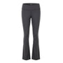 Athleta Womens Gray Nylon Blend Yoga Pants Flare Leg Stretch Activewear Size XL