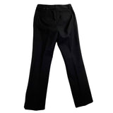 White House Black Market Women Black Cotton/Polyester Slim Trousers Pants Size 6