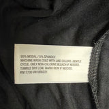 Auden Womens Black Modal Spandex Sleepwear Pajama Set Size L