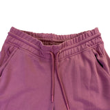 Athleta Womens Purple Cotton Blend Sweatshirt & Elastic Waist Jogger Set Sz XS