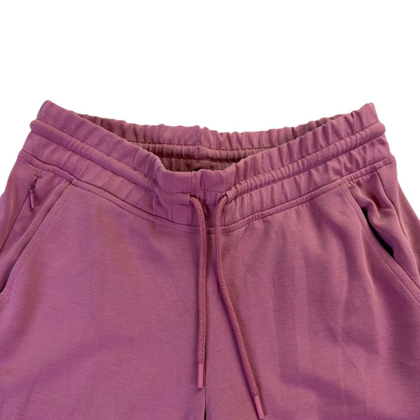 Athleta Womens Purple Cotton Blend Sweatshirt & Elastic Waist Jogger Set Sz XS
