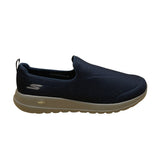 Skechers Men’s Navy Blue Mesh Gray Sole Slip-On Go Walk Goga Max Shoes Size 13W