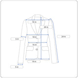 Suede Womens Beige Jacket  3-Button Closure Long Sleeves Neutral Colorway