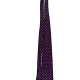 Brooks Brothers Mens Burgundy Silk Geometric Pattern Tie
