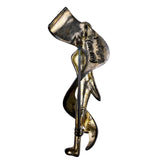 Eric Originals Womens Silver Tone Metal Artistic Brooch Pin Abstract Design