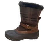 The North Face Women’s Brown Faux Fur Lined  Waterproof Winter/Snow Boots Size 9