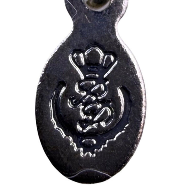 Premier Designs Womens Silver Tone Necklace & Earrings Set Black Oval Pendant