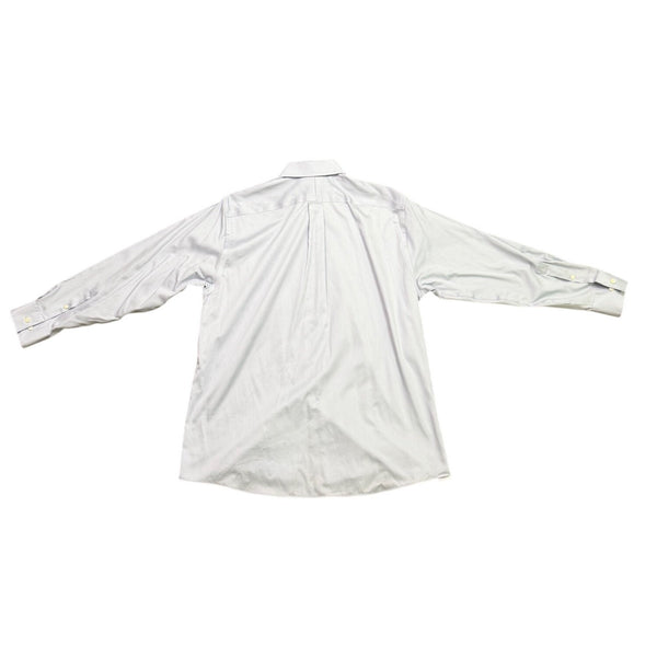 Michael Kors Mens Light Blue Cotton Dress Shirt Non-Iron Long Sleeve Size 16.5
