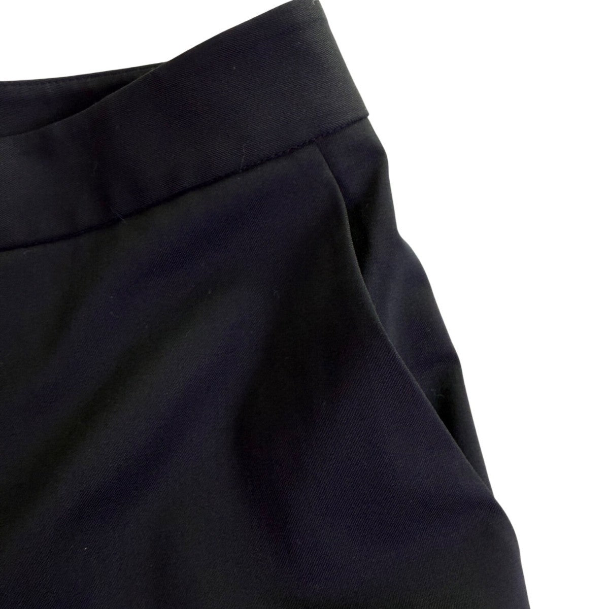 Lafayette 148 Black Wool & Elastane Womens Straight-Leg Trousers Size 12