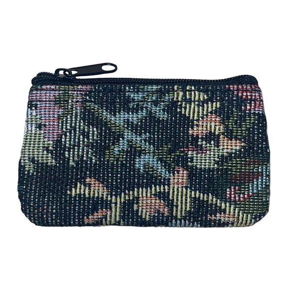 Jade Women’s Green Multicolor Fabric Floral Tapestry W Coin Pouch Shoulder Tote 